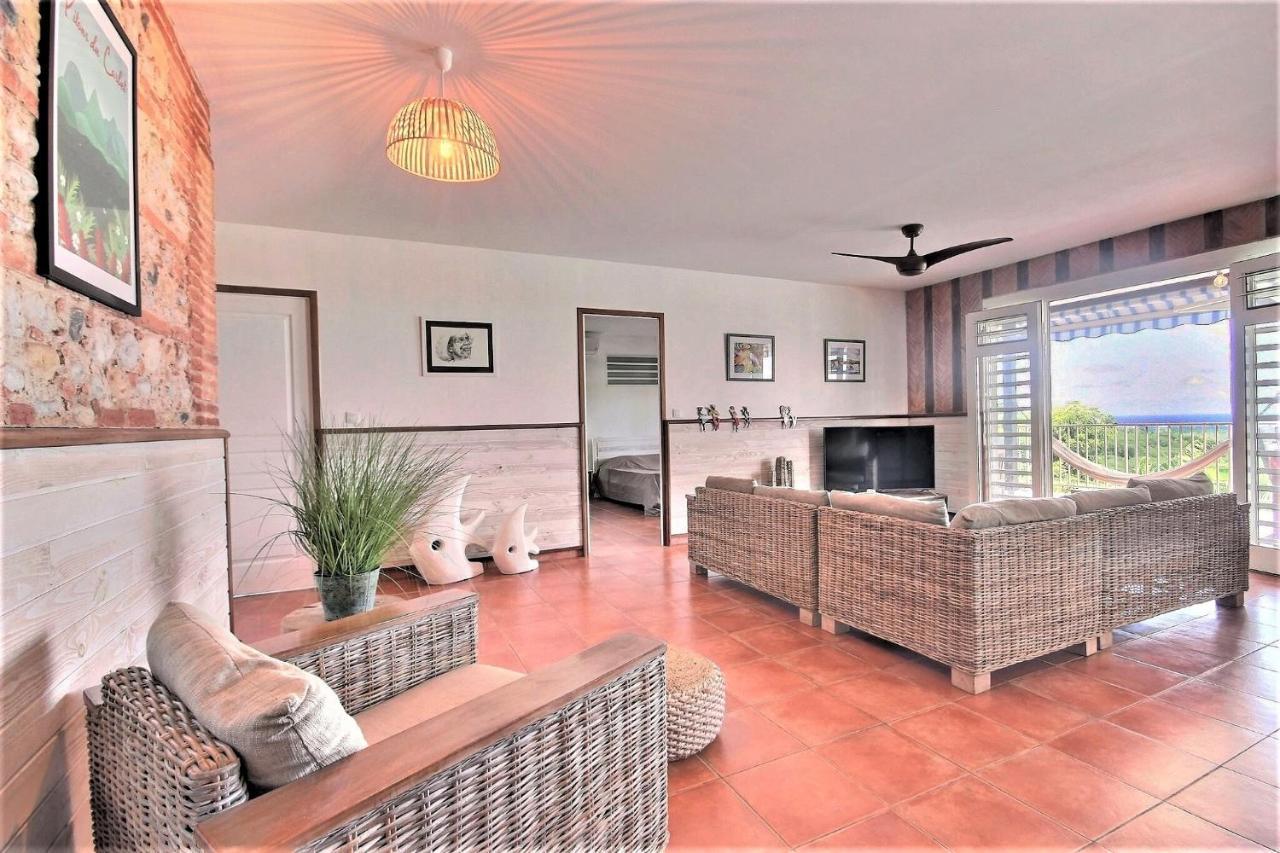 Villa Carib Turquoise : 4 ch, grande piscine, vue sur Sainte-Lucie Riviere-Salee Extérieur photo