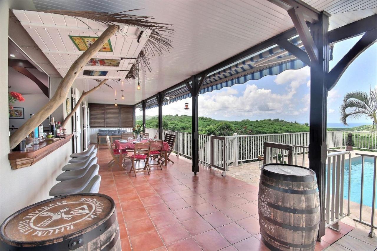 Villa Carib Turquoise : 4 ch, grande piscine, vue sur Sainte-Lucie Riviere-Salee Extérieur photo